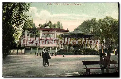 Cartes postales Toulon La place d'armes