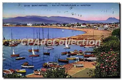 Cartes postales Saint Raphael Vue sur Frejus Plage et l'Aviation