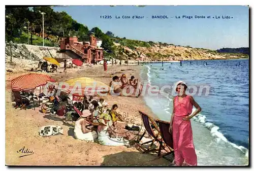 Cartes postales Bandol La plage Doree et Le Lido