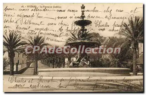 Cartes postales Hyeres La Fontaine Godillot