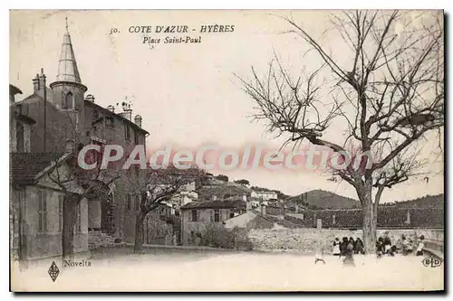 Cartes postales Hyeres Place Saint Paul