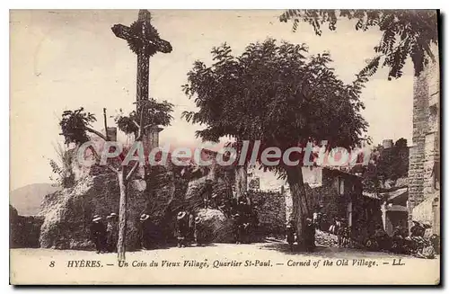 Cartes postales Hyeres un coin du vieux village quartier St Paul