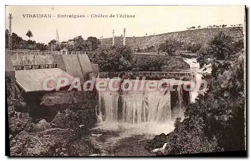 Cartes postales Vidauban Entraigues Chutes de l'ecluse