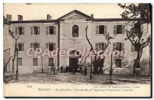 Ansichtskarte AK Toulon le Mourillon Caserne du 4me Regiment d'Infanterie Colonial