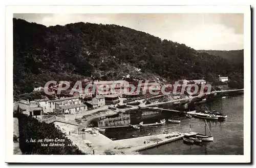 Cartes postales Ile de port Cros vue generale