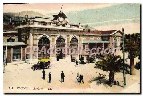 Cartes postales Toulon la Gare