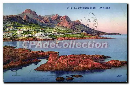 Cartes postales La Corniche d'Or Antheor