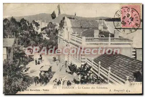Cartes postales Toulon Le Casino des Sablettes