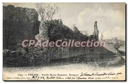 Cartes postales Frejus Vieille Ruine Romaine Rempart