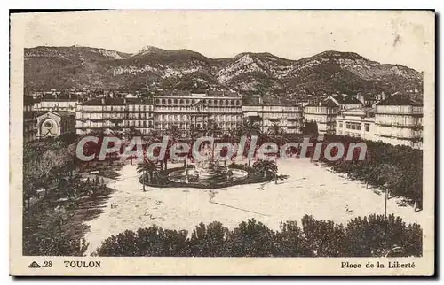 Cartes postales Toulon Place de la Liberte