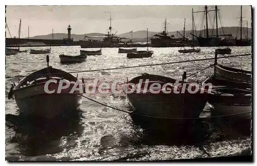 Cartes postales La Cote d'Azur St Rapahel Var Contre jour sur le Port