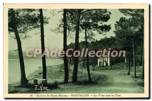 Cartes postales Environs de Sainte Maxime Beauvallon Les Villas sous les Pins