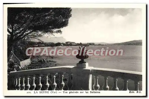 Cartes postales La Seyne Var Vue generale sur les Sablettes