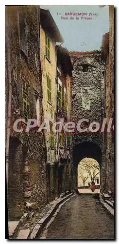 Cartes postales Bargemon Var Rue de la Prison