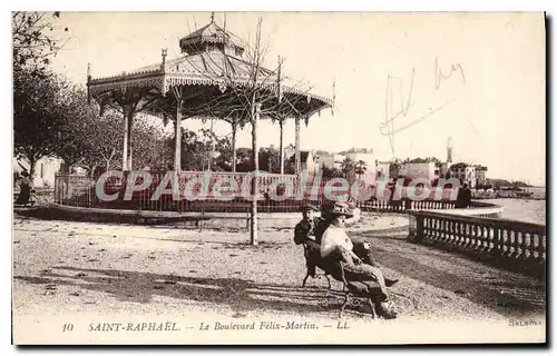 Cartes postales Saint Raphael Le Boulevard Felix Martin