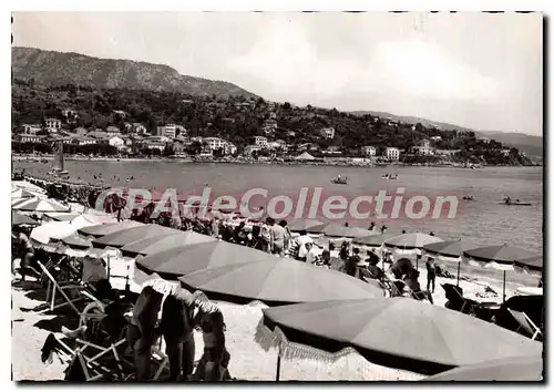 Moderne Karte La Cote d'Azur Le Lavandou Var La Plage