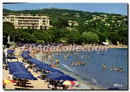 Cartes postales moderne Les Issambres Var La plage et la maison famillale du Val d'Esquieres