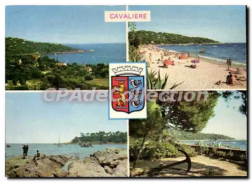 Moderne Karte Le Lavandou Cavaliere Commune du Lavandou