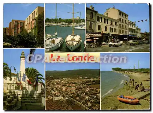Moderne Karte Lumiere et Beaute de la Cote d'Azur Souvenir La Londe