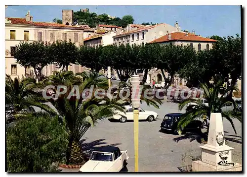 Moderne Karte Cote d'Azur France French Riviera Cogolin Var La Place de l'Hotel de Ville