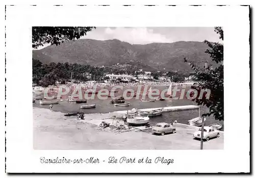 Cartes postales moderne La Corniche des Maures Cavalaire sur Mer Var Le Port et la Plage