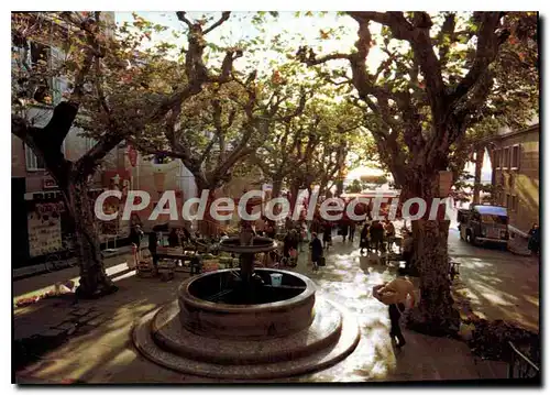 Cartes postales moderne Charmes et Soleil de la Cote d'Azur Bandol La place du marche