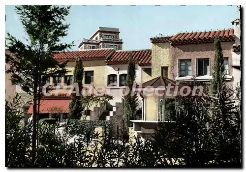 Moderne Karte Ile de Bendor Bandol Var France Le Kiosque et la Maison