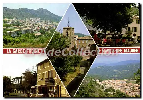 Cartes postales moderne La Garde Freinet Var Vue generale Place de la Claire Fontaine