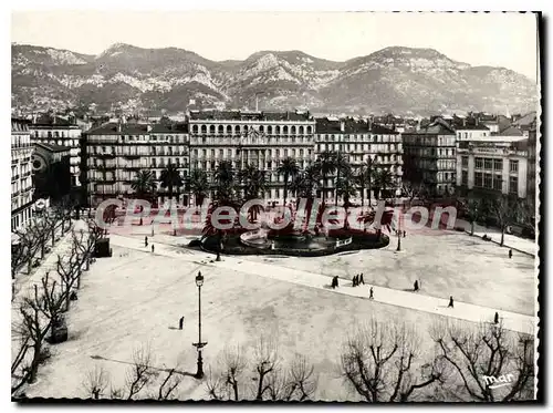 Moderne Karte Toulon sur Mer Place de la Liberte