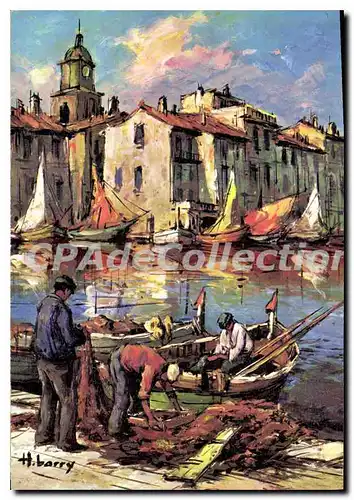 Cartes postales moderne La Cote D'Azur inoubliable St Tropez Le Port des Pecheurs