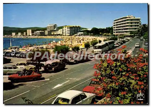 Moderne Karte La Cote D'Azur Le Lavandou Var Vue sur le Port