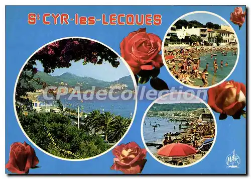 Cartes postales moderne La Cote D'Azur St Cyr les Lecques Var