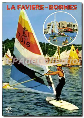 Cartes postales moderne La Cote D'Azur Bormes les Mimosas Var La Faviere