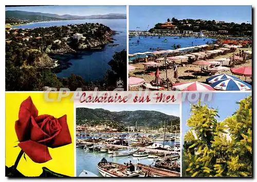 Cartes postales moderne La Cote D'Azur Cavalaire sur Mer La Perle du Var Le Cap La Plage et le Cap Le Port