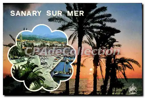 Cartes postales moderne La Cote D'Azur Sanary sur Mer Var Le Port