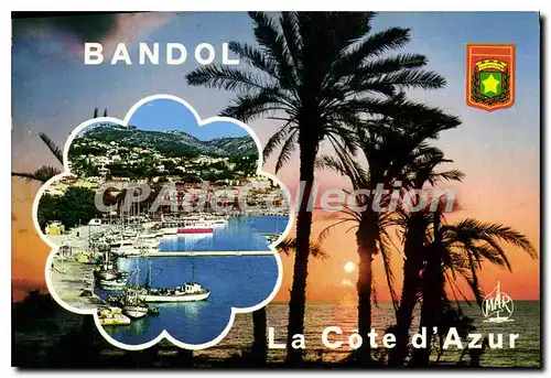 Cartes postales moderne La Cote D'Azur Bandol Vue generale