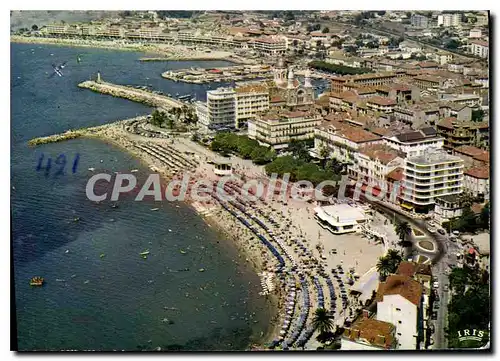 Moderne Karte La Cote D'Azur St Raphael Var Vue generale