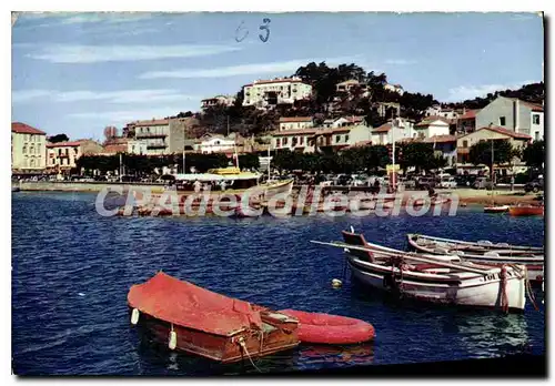 Moderne Karte La Cote D'Azur Le Lavandou Le Port