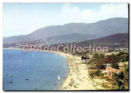 Moderne Karte La Cote D'Azur Croix Valmer Var La Plage