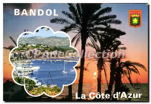 Cartes postales moderne La Cote D'Azur Bandol Une generale