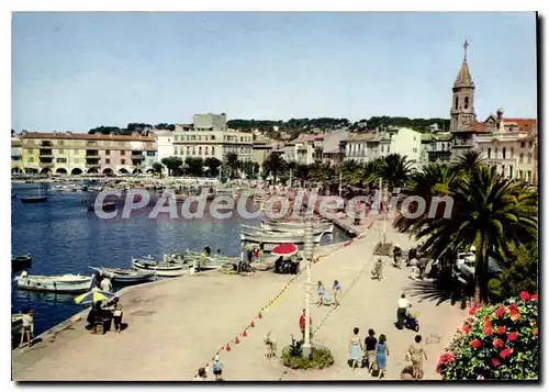 Moderne Karte La Cote D'Azur Sanary sur Mer Var Les quais