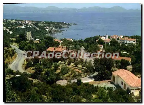 Moderne Karte La Cote D'Azur miracle de la nature Calanques des Issambres Var Vue generale