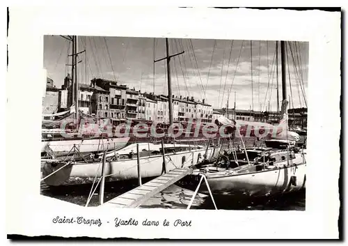 Cartes postales moderne St Tropez Yachts dans le Port
