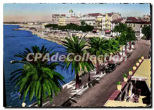 Moderne Karte La Cote D'Azur St Raphael Var Vue generale prise de l'Hotel des Algues