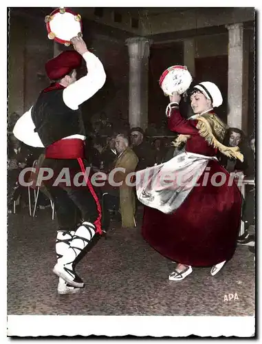 Moderne Karte En Pays Catalan Danseurs dansant l'Entrellacada