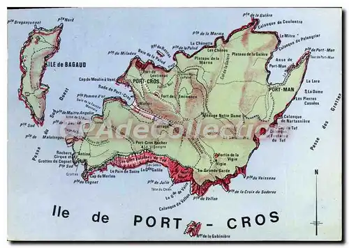 Cartes postales moderne Iles D'Hyeres Port Gros