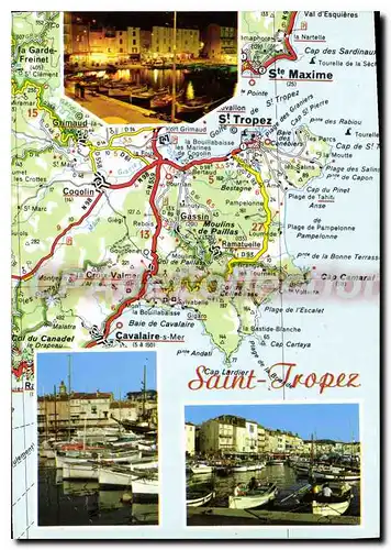 Cartes postales moderne La Cote D'Azur inoubliable Le Golfe de St Tropez