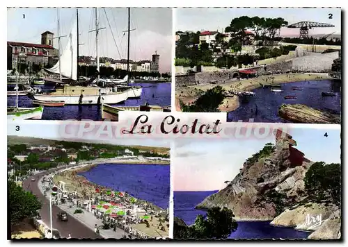 Cartes postales moderne La Ciotat Le Port La Plage