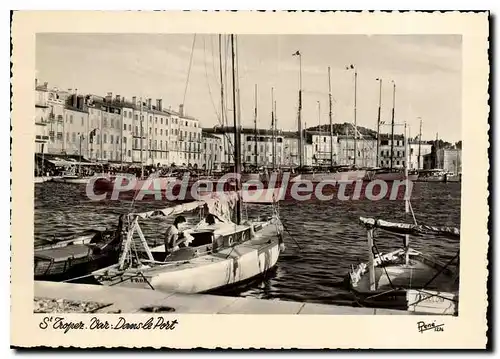 Cartes postales moderne St Tropez Var Dans le Port