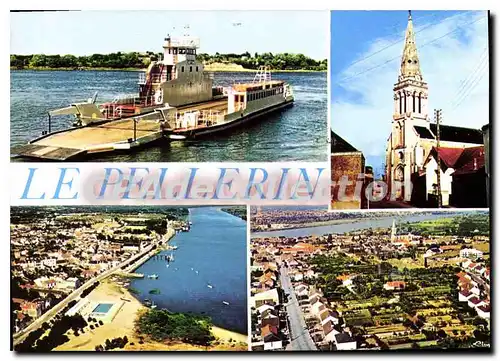 Cartes postales moderne Le Pellerin L Atl Le Bac sur la Loire L'Eglise Vues aeriennes